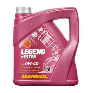 Mannol 7901 LEGEND+ESTER 0W-40 - 4 Liter