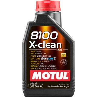 Motul 109227 8100 X-clean 5W-40 - 1 Liter
