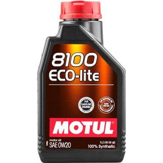 Motul 108534 8100 Eco-lite 0W-20 - 1 Liter