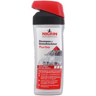 Nigrin 72987 Performance Shampoo + Glanztrockner Turbo - 500 ml