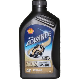 Shell Advance Ultra 4T 10W-40 - 1 Liter