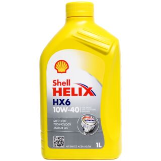 Shell Helix HX6 10W-40 - 1 Liter