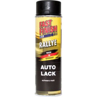 Fast Finish Auto Lack schwarz matt - 500 ml