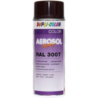 Dupli-Color 741111 Aerosol Art Ral 3007 gl&auml;nzend 400 ml