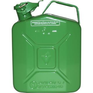Kraftstoff-Kanister aus Metall hellgr&uuml;n - 5 Liter