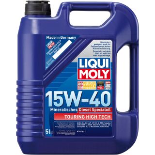Liqui Moly 1073 Touring High Tech Diesel-Spezialöl 15W-40 - 5 Liter