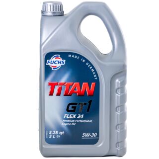 Fuchs Titan GT1 Flex 34 5W-30 - 5 Liter