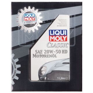 Liqui Moly 1128 Classic Motorenöl SAE 20W-50 HD - 1 Liter