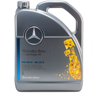 Mercedes-Benz Genuine Engine Oil 229.5 SAE 5W-40 - 5 Liter