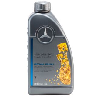 Mercedes-Benz Genuine Engine Oil 229.5 SAE 5W-40 - 1 Liter