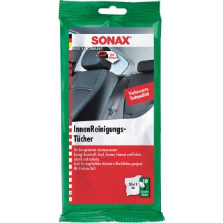 SONAX 04159000 InnenReinigungsTücher - 10 Stück