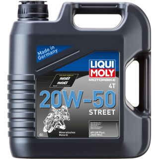 Liqui Moly 1696 Motorbike 4T 20W-50 Street - 4 Liter