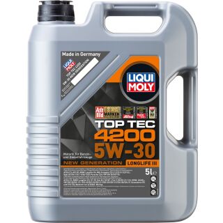 Liqui Moly 3707 Top Tec 4200 Longlife III 5W-30 - 5 Liter