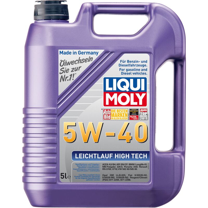 Liqui Moly 3864 5W-40 Leichtlauf High Tech - 5 Liter